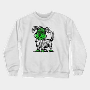 Happy Dogyy in an environment friendly look Crewneck Sweatshirt